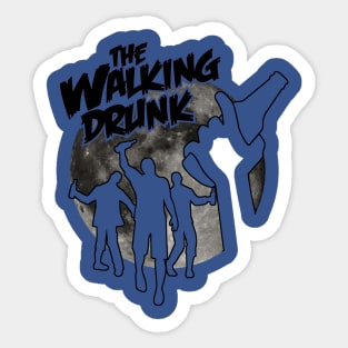 The Walking Drunk Sticker